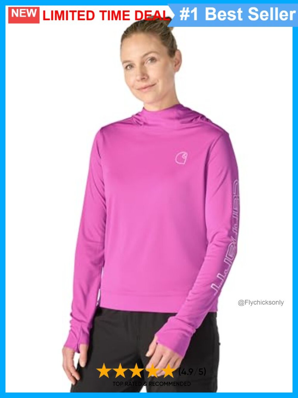 Carhartt Force Sun Defender Lightweight Long-Sleeve Hooded T-Shirt